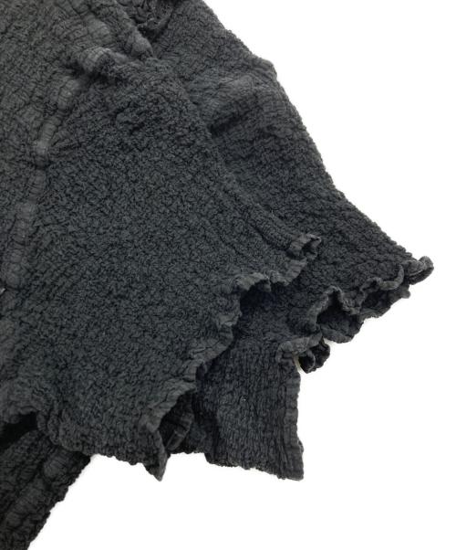 me ISSEY MIYAKE（ミーイッセイ ミヤケ）me ISSEY MIYAKE (ミーイッセイ ミヤケ) カリフラワー半袖シャツ ブラック サイズ:-の古着・服飾アイテム