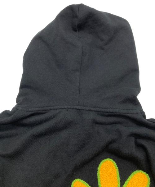 X-LARGE（エクストララージ）X-LARGE (エクストララージ) FLOWER PULLOVER HOODED SWEAT ブラック サイズ:Mの古着・服飾アイテム