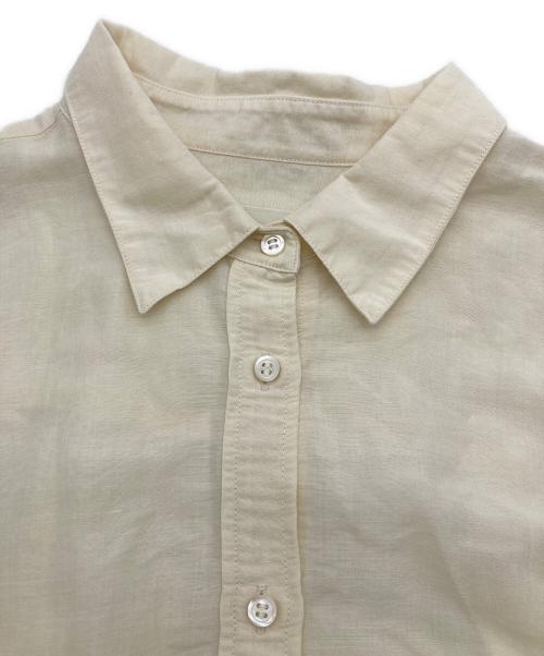 IENA（イエナ）IENA (イエナ) ラミーリヨセルショートシャツ ベージュ サイズ:Fの古着・服飾アイテム