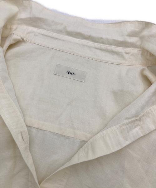 IENA（イエナ）IENA (イエナ) ラミーリヨセルショートシャツ ベージュ サイズ:Fの古着・服飾アイテム