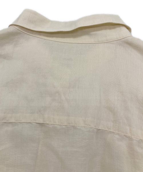 IENA（イエナ）IENA (イエナ) ラミーリヨセルショートシャツ ベージュ サイズ:Fの古着・服飾アイテム
