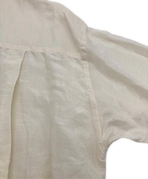 IENA（イエナ）IENA (イエナ) ラミーリヨセルショートシャツ ベージュ サイズ:Fの古着・服飾アイテム