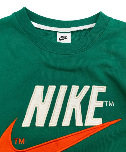 NIKE（ナイキ）NIKE (ナイキ) AS M NSW NIKE TREND FLC CREW MALACHITE グリーン サイズ:Mの古着・服飾アイテム