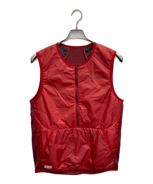 MARMOT（マーモット）Marmot (マーモット) POLARTEC ALPHA POWER GRID VEST レッド サイズ:Mの古着・服飾アイテム