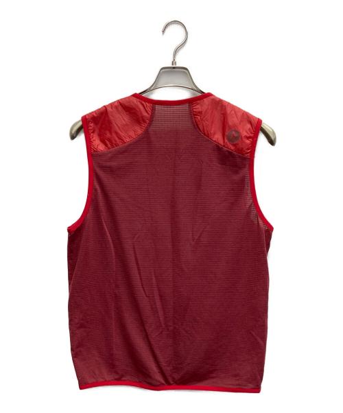 MARMOT（マーモット）Marmot (マーモット) POLARTEC ALPHA POWER GRID VEST レッド サイズ:Mの古着・服飾アイテム