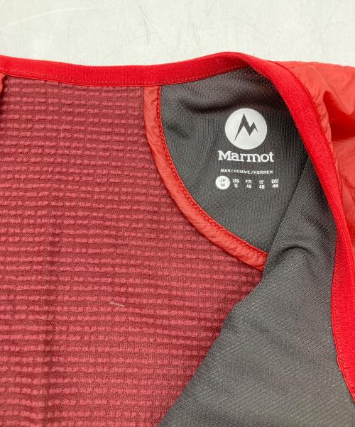 MARMOT（マーモット）Marmot (マーモット) POLARTEC ALPHA POWER GRID VEST レッド サイズ:Mの古着・服飾アイテム