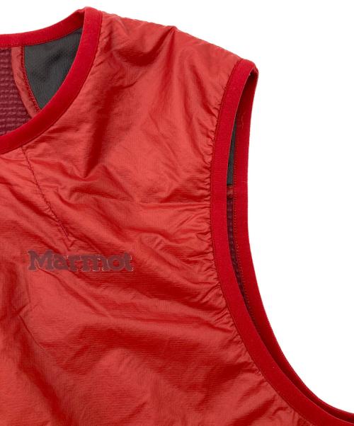 MARMOT（マーモット）Marmot (マーモット) POLARTEC ALPHA POWER GRID VEST レッド サイズ:Mの古着・服飾アイテム