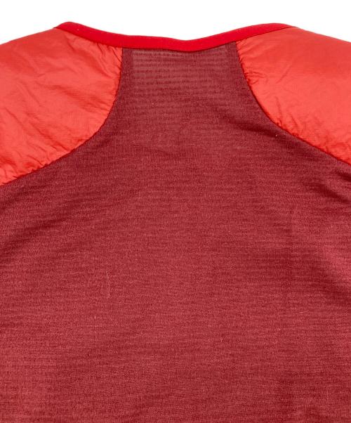MARMOT（マーモット）Marmot (マーモット) POLARTEC ALPHA POWER GRID VEST レッド サイズ:Mの古着・服飾アイテム