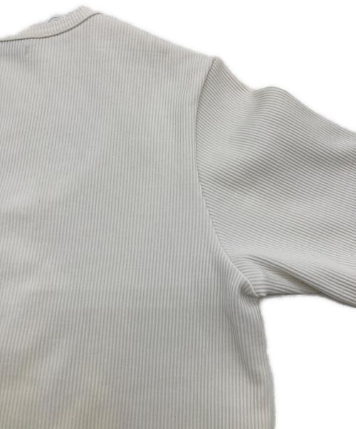 COMME des GARCONS tricot（コムデギャルソントリコ）COMME des GARCONS tricot (コムデギャルソントリコ) リブカットソー ホワイト サイズ:FREEの古着・服飾アイテム