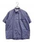 COMME des GARCONS SHIRT（コムデギャルソンシャツ）の古着「フラワ―刺繍半袖シャツ」｜ブルー