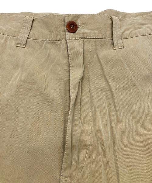 COMME des GARCONS JUNYA WATANABE MAN（コム デ ギャルソン ジュンヤ ワタナベ マン）COMME des GARCONS JUNYA WATANABE MAN (コム デ ギャルソン ジュンヤ ワタナベ マン) AD2012 HERVIER PRODUCTIONS 七分パンツ ベージュ サイズ:Mの古着・服飾アイテム