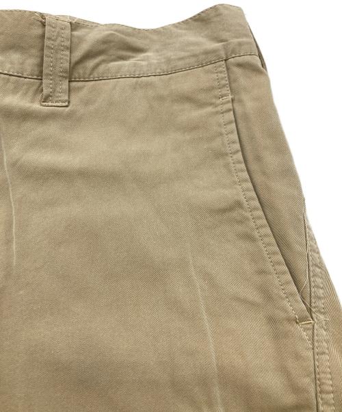 COMME des GARCONS JUNYA WATANABE MAN（コム デ ギャルソン ジュンヤ ワタナベ マン）COMME des GARCONS JUNYA WATANABE MAN (コム デ ギャルソン ジュンヤ ワタナベ マン) AD2012 HERVIER PRODUCTIONS 七分パンツ ベージュ サイズ:Mの古着・服飾アイテム