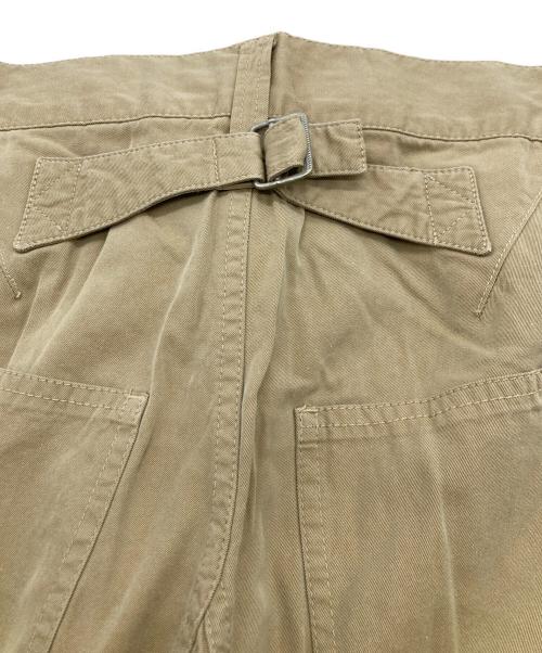COMME des GARCONS JUNYA WATANABE MAN（コム デ ギャルソン ジュンヤ ワタナベ マン）COMME des GARCONS JUNYA WATANABE MAN (コム デ ギャルソン ジュンヤ ワタナベ マン) AD2012 HERVIER PRODUCTIONS 七分パンツ ベージュ サイズ:Mの古着・服飾アイテム