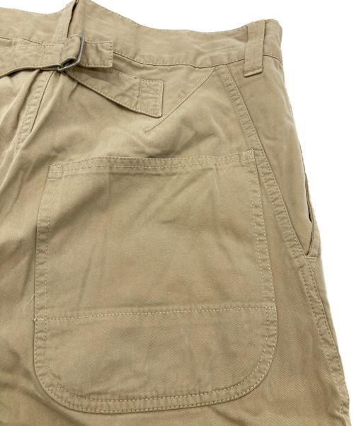 COMME des GARCONS JUNYA WATANABE MAN（コム デ ギャルソン ジュンヤ ワタナベ マン）COMME des GARCONS JUNYA WATANABE MAN (コム デ ギャルソン ジュンヤ ワタナベ マン) AD2012 HERVIER PRODUCTIONS 七分パンツ ベージュ サイズ:Mの古着・服飾アイテム