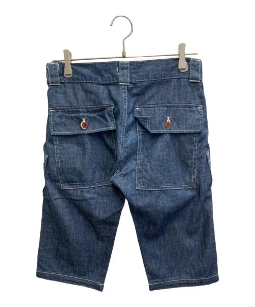 COMME des GARCONS JUNYA WATANABE MAN（コム デ ギャルソン ジュンヤ ワタナベ マン）COMME des GARCONS JUNYA WATANABE MAN (コム デ ギャルソン ジュンヤ ワタナベ マン) AD2011デニムハーフパンツ インディゴ サイズ:XSの古着・服飾アイテム