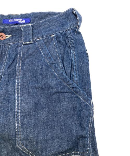 COMME des GARCONS JUNYA WATANABE MAN（コム デ ギャルソン ジュンヤ ワタナベ マン）COMME des GARCONS JUNYA WATANABE MAN (コム デ ギャルソン ジュンヤ ワタナベ マン) AD2011デニムハーフパンツ インディゴ サイズ:XSの古着・服飾アイテム