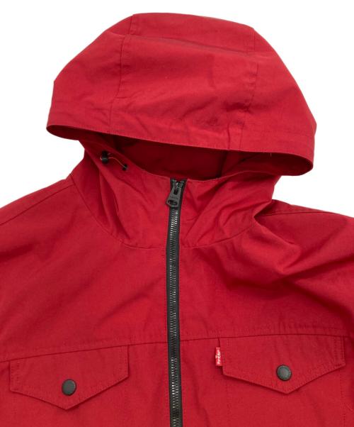 LEVI'S（リーバイス）LEVI'S (リーバイス) Hooded Waterproof Arctic Cloth Rain レッド サイズ:Lの古着・服飾アイテム