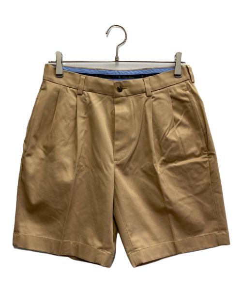 BROOKS BROTHERS（ブルックスブラザーズ）BROOKS BROTHERS (ブルックスブラザーズ) ２タックハーフパンツ ベージュ サイズ:W30の古着・服飾アイテム