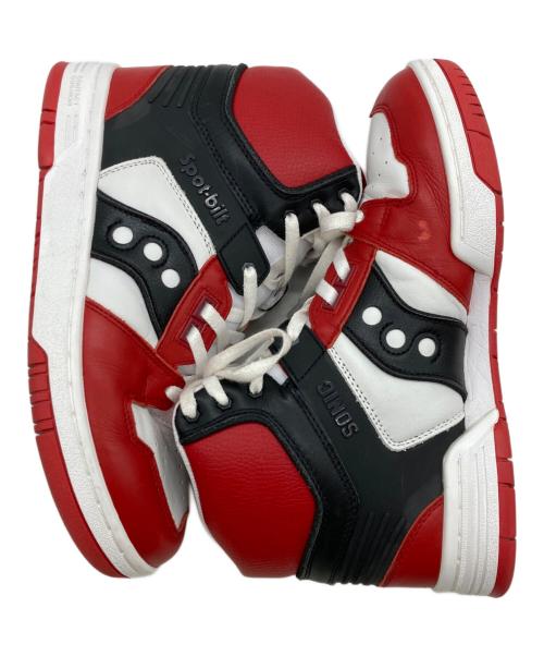 SAUCONY（サッカニー）SAUCONY (サッカニー) BEAMS (ビームス) ハイカットスニーカー/別注 Spot-Bilt (TM) SONIC レッド×ホワイト サイズ:27.5の古着・服飾アイテム