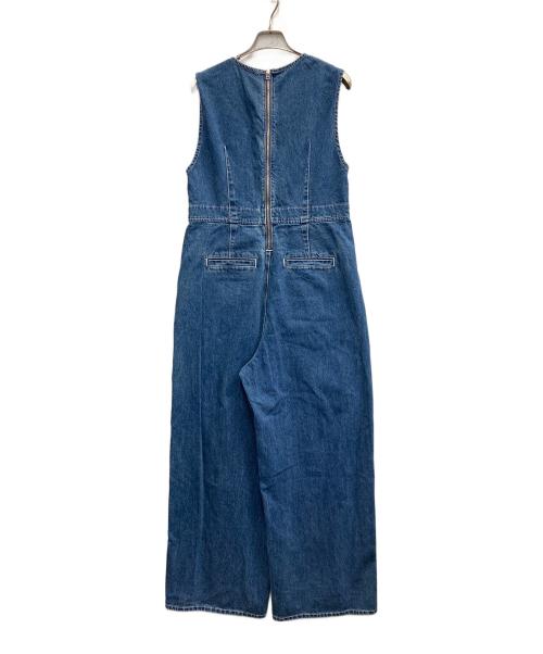 Adam et Rope（アダム エ ロペ）Adam et Rope (アダム エ ロペ) ラインデニムオールインワン インディゴ サイズ:38の古着・服飾アイテム