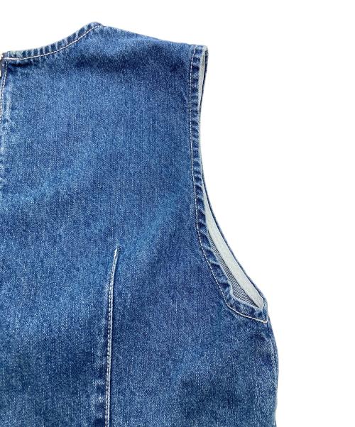 Adam et Rope（アダム エ ロペ）Adam et Rope (アダム エ ロペ) ラインデニムオールインワン インディゴ サイズ:38の古着・服飾アイテム