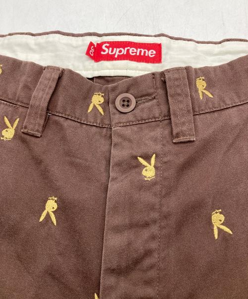 SUPREME（シュプリーム）Supreme (シュプリーム) PLAY BOY (プレイボーイ) 26SS Playboy Chino Pant ブラウン サイズ:30の古着・服飾アイテム