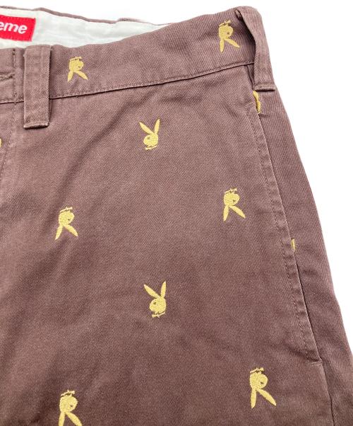 SUPREME（シュプリーム）Supreme (シュプリーム) PLAY BOY (プレイボーイ) 26SS Playboy Chino Pant ブラウン サイズ:30の古着・服飾アイテム