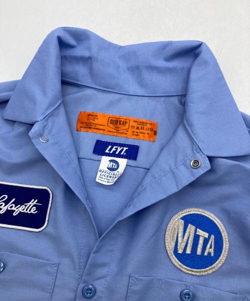 RED KAP（レッド キャップ）RED KAP (レッド キャップ) LFYT (エルエフワイティー) LFYT × MTA WORK SHIRTS ブルー サイズ:Lの古着・服飾アイテム