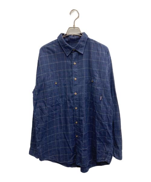 Patagonia（パタゴニア）Patagonia (パタゴニア) PIMA COTTON SHIRT ネイビー サイズ:Mの古着・服飾アイテム