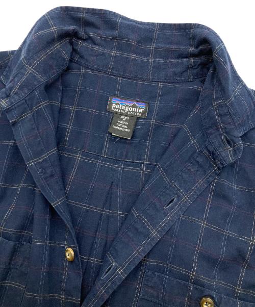 Patagonia（パタゴニア）Patagonia (パタゴニア) PIMA COTTON SHIRT ネイビー サイズ:Mの古着・服飾アイテム