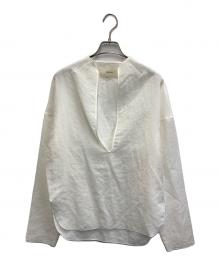 TODAYFUL（トゥデイフル）の古着「Slub Slit Shirts」｜ホワイト