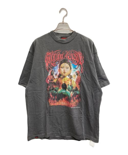 NETFLIX（ネットフリックス）NETFLIX (ネットフリックス) JUN (ジュン) イカゲームムービーTシャツ ブラック サイズ:XL 未使用品の古着・服飾アイテム