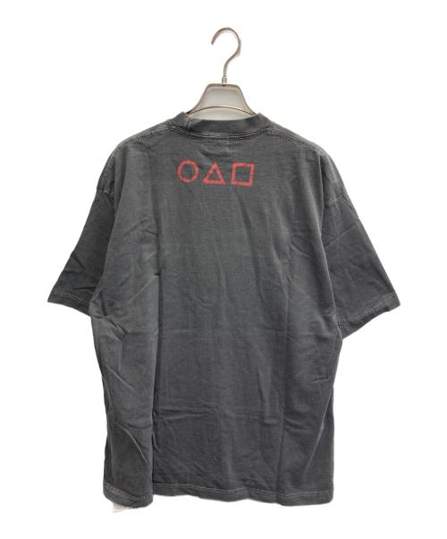 NETFLIX（ネットフリックス）NETFLIX (ネットフリックス) JUN (ジュン) イカゲームムービーTシャツ ブラック サイズ:XL 未使用品の古着・服飾アイテム