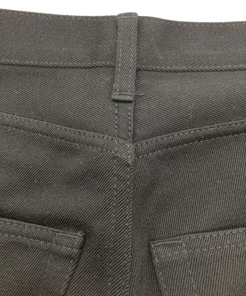 ATON（エイトン）ATON (エイトン) ウール混ストレートパンツ ブラック サイズ:01の古着・服飾アイテム