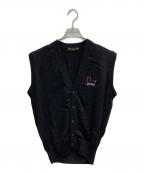 Christian Dior MONSIEURクリスチャンディオールムッシュ）の古着「ニットベスト」｜ブラック