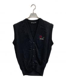 Christian Dior MONSIEUR（クリスチャンディオールムッシュ）の古着「ニットベスト」｜ブラック