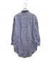 LAUREN RALPH LAUREN (ローレンラルフローレン) リネンストライプシャツワンピース ブルー×ホワイト サイズ:S：7000円