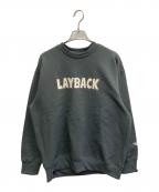 THE NORTH FACEザ ノース フェイス）の古着「LAYBACK CREW」｜アスファルトグレー
