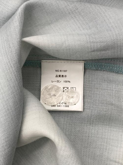 HOUSTON（ヒューストン）HOUSTON (ヒューストン) OMBRE CHECK S/S SHIRT グリーン×ホワイト サイズ:XLの古着・服飾アイテム