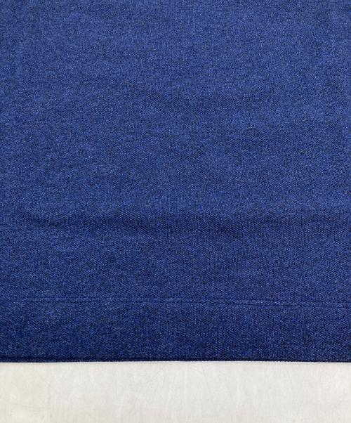 LACOSTE（ラコステ）LACOSTE (ラコステ) 比翼フロントロングスリーブポロシャツ ネイビー サイズ:size4 未使用品の古着・服飾アイテム