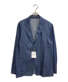 UNITED ARROWS（ユナイテッドアローズ）の古着「シングル2ボタン デニム ホスピタル ジャケット」｜ネイビー
