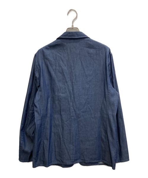 UNITED ARROWS（ユナイテッドアローズ）UNITED ARROWS (ユナイテッドアローズ) シングル2ボタン デニム ホスピタル ジャケット ネイビー サイズ:L 未使用品の古着・服飾アイテム