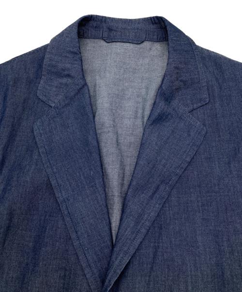 UNITED ARROWS（ユナイテッドアローズ）UNITED ARROWS (ユナイテッドアローズ) シングル2ボタン デニム ホスピタル ジャケット ネイビー サイズ:L 未使用品の古着・服飾アイテム