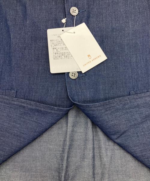 UNITED ARROWS（ユナイテッドアローズ）UNITED ARROWS (ユナイテッドアローズ) シングル2ボタン デニム ホスピタル ジャケット ネイビー サイズ:L 未使用品の古着・服飾アイテム