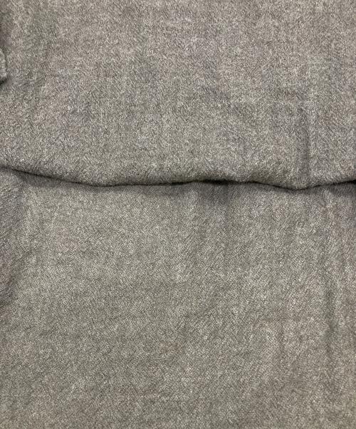 BEARDSLEY（ビアズリー）BEARDSLEY (ビアズリー) ウールボイルギャザー ブラウン サイズ:FREEの古着・服飾アイテム