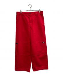 antmid×Dickies（アンチミッド×ディッキーズ）の古着「ANTIMID DICKIES DOUBLE KNEE PANTS」｜レッド