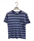 A BATHING APEアベイシングエイプ）の古着「ボーダーTシャツ」｜ネイビー