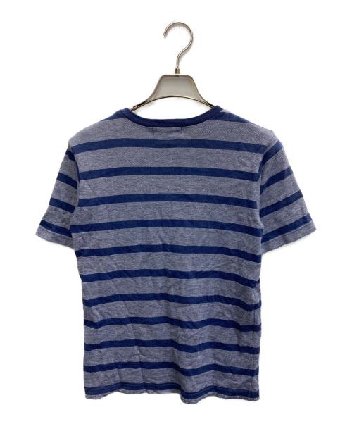A BATHING APE（アベイシングエイプ）A BATHING APE (アベイシングエイプ) ボーダーTシャツ ネイビー サイズ:Sの古着・服飾アイテム