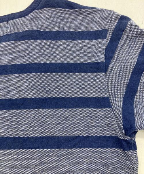 A BATHING APE（アベイシングエイプ）A BATHING APE (アベイシングエイプ) ボーダーTシャツ ネイビー サイズ:Sの古着・服飾アイテム