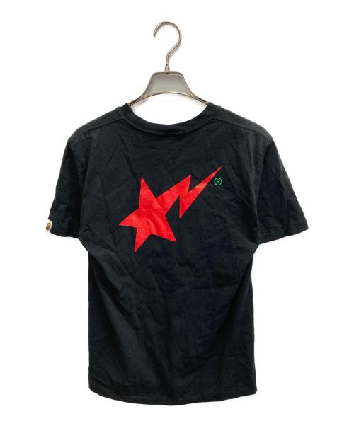 A BATHING APE（アベイシングエイプ）A BATHING APE (アベイシングエイプ) Bape Sta Tee ブラック サイズ:Sの古着・服飾アイテム
